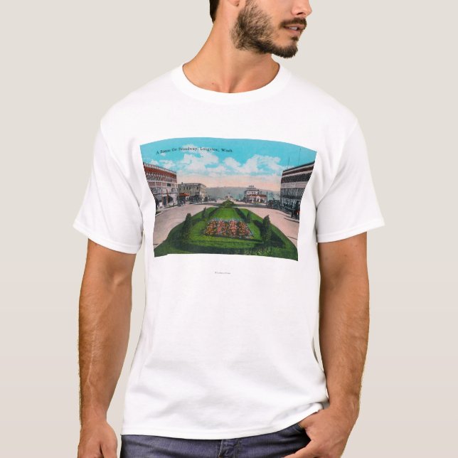 Broadway SceneLongview, WA T-Shirt (Vorderseite)