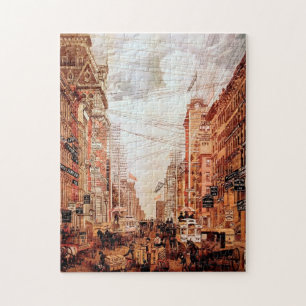 Broadway Street Vintage-Puzzle