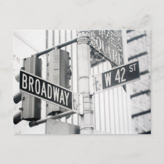 Broadway Times Square Postcard Postkarte
