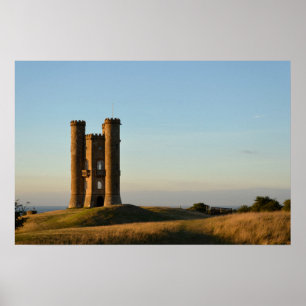 Broadway-Turm in den Cotswolds Poster