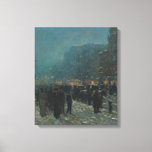 Broadway und 42. Straße Leinwanddruck