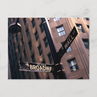 Broadway/Wallstreet Postkarte