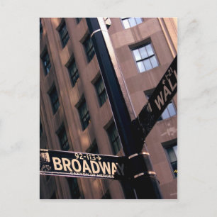 Broadway/Wallstreet Postkarte