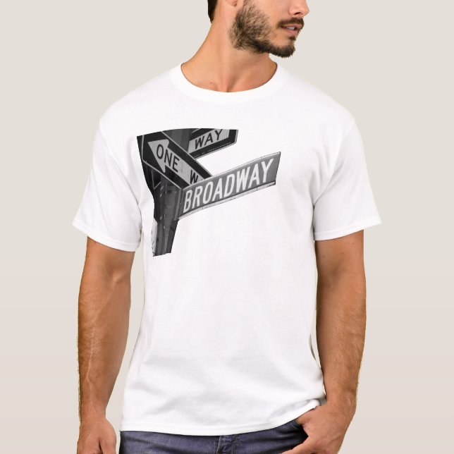 Broadway-Zeichen T-Shirt (Vorderseite)