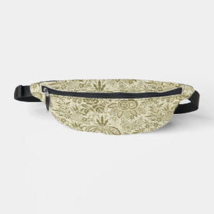 Brocade Botanique Toile Florale Motif Vert Sauge