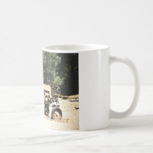 Brocanteur blanc de Ron Jones de tasse