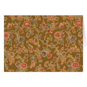 Brocard floral de chinoiserie vintage du 18e siècl