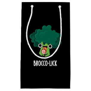 Brocco-Leckere lustige Brokkoli-Wortspiel Dunkles Kleine Geschenktüte