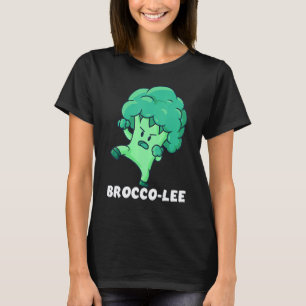 Brocco-Lee Wort Gemüse Liebe Brokkoli Vegan Diät T-Shirt