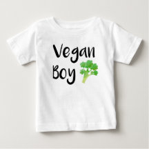 Broccoli-Baby-Shirt "Veganer Junge"