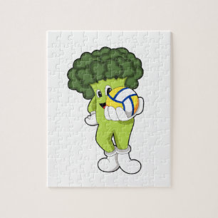 Broccoli beim Volleyball-Sport
