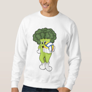 Broccoli beim Volleyball-Sport Sweatshirt