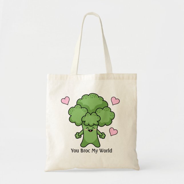 Broccoli Broc My World Tote Bag Tragetasche (Vorne)