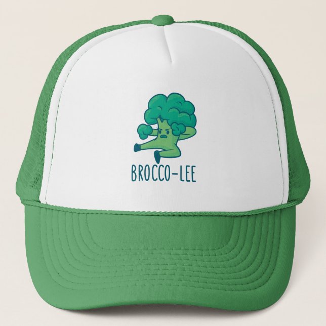 Broccoli Brocco-Lee Truckerkappe (Vorderseite)