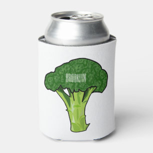 Broccoli Cartoon Illustration Dosenkühler