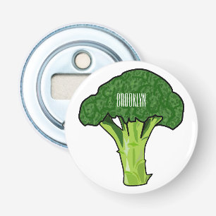 Broccoli Cartoon Illustration Flaschenöffner