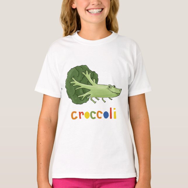 broccoli crocodile T-Shirt (Vorderseite)