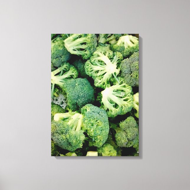 Broccoli Foto Leinwand (Vorderseite)