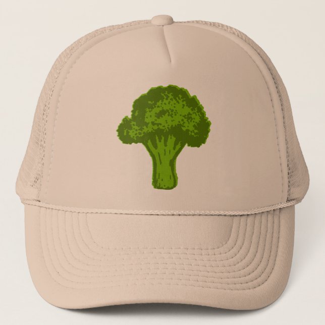 Broccoli Graphic Truckerkappe (Vorderseite)