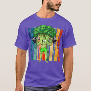 Broccoli Gym Bodybuilding Powerlift Deadlifts V T-Shirt