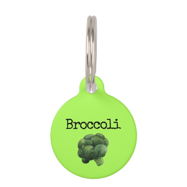 Broccoli Haustiermarke (Vorderseite)
