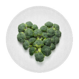 Broccoli Heart Schneidebrett