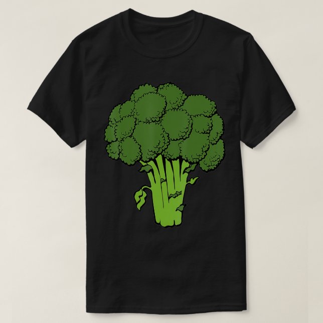 Broccoli is Life Fun Graphic Vegetable  T-Shirt (Design vorne)