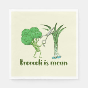 Broccoli ist gemein serviette