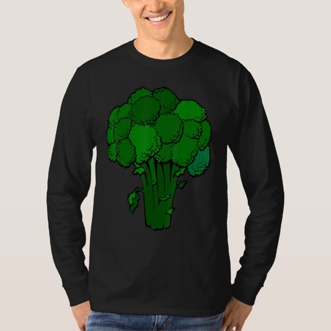 Broccoli ist Lebensspass Grafik Gemüse T-Shirt (Vorderseite)