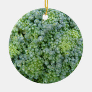 Broccoli Macro Custom Geburtstag Keramikornament