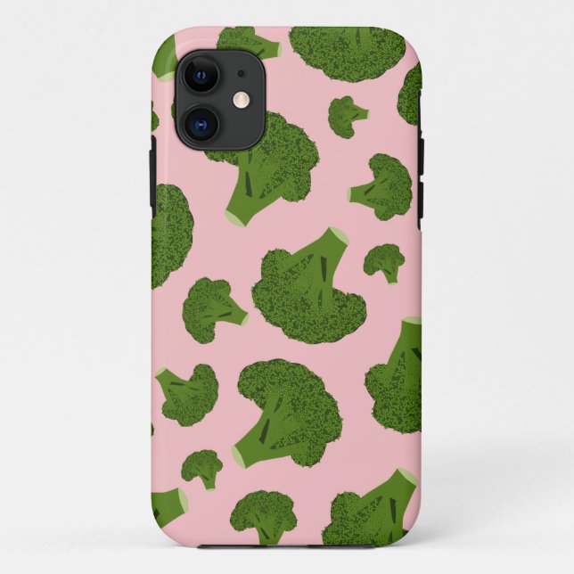 Broccoli Pattern Case-Mate iPhone Hülle (Rückseite)