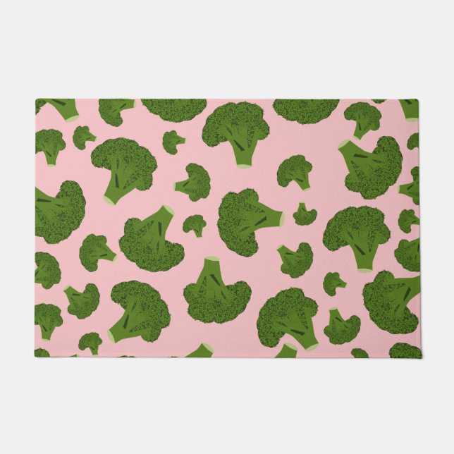 Broccoli Pattern Fußmatte (Vorderseite)