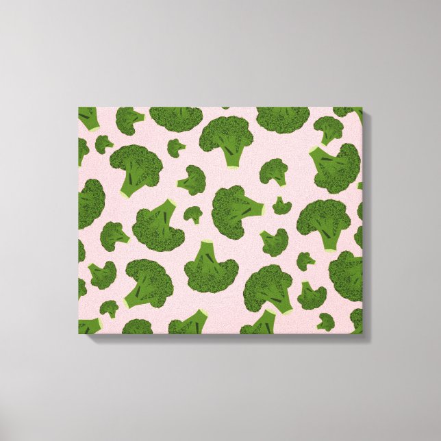 Broccoli Pattern Leinwanddruck (Vorderseite)