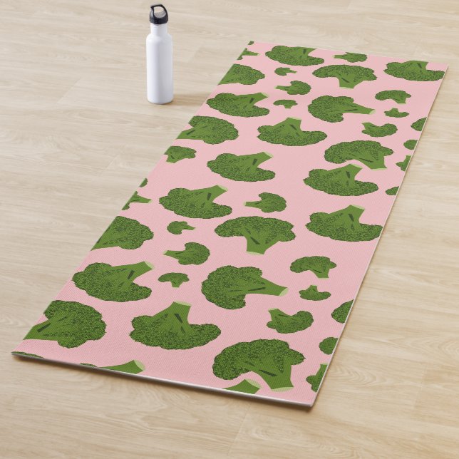 Broccoli Pattern Yogamatte (Beispiel)