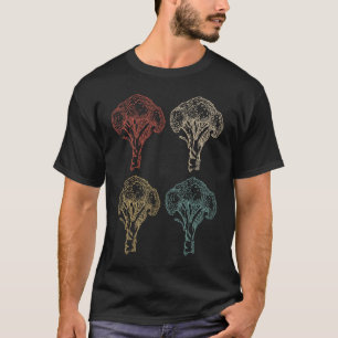 Broccoli Pflanzenernährung Fakten Vegetarisches Ve T-Shirt