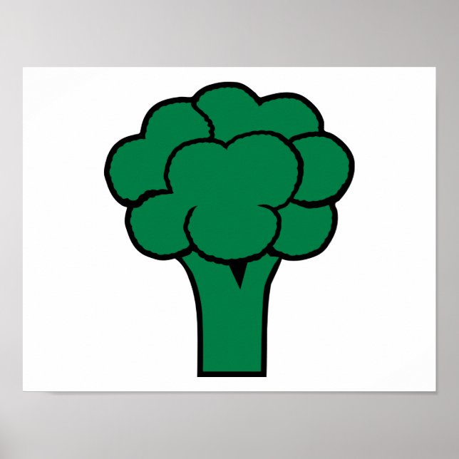 Broccoli Poster (Vorne)
