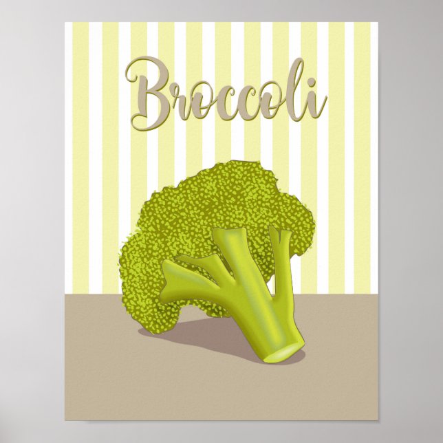 Broccoli Poster (Vorne)