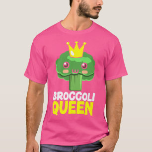Broccoli Queen Broccoaty Vegetarian Ve T-Shirt