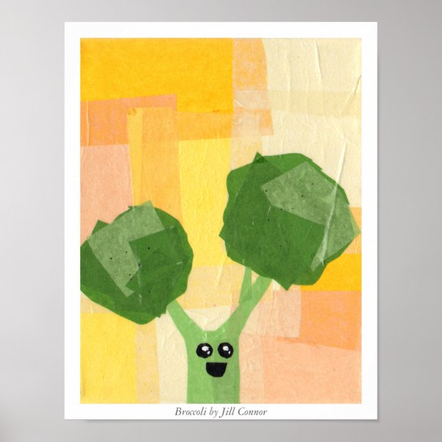 Broccoli von Jill Connor Poster (Vorne)