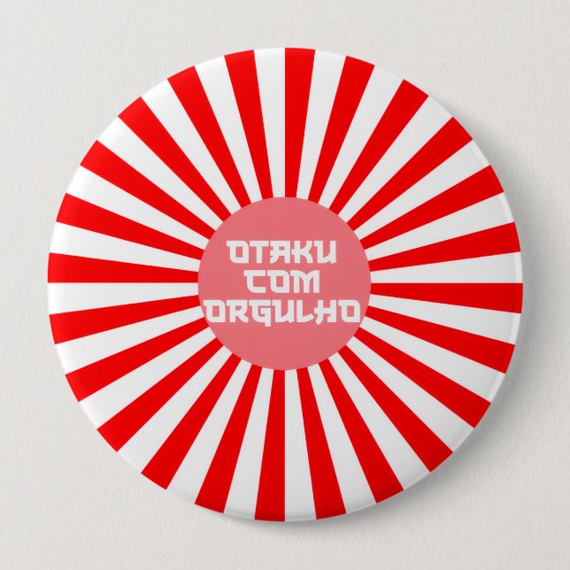 Broche (Botton) Otaku Com Orgulho Sol Nascente Button (Vorderseite)