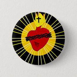 Broche do Sagrado Coração de Jesus Button