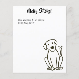 Brocheuse à chiens ou prospectus pour animaux de c