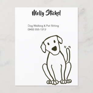 Brocheuse à chiens ou prospectus pour animaux de c