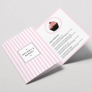 Brochure de cuisine rétro rose bonbons Boulangerie