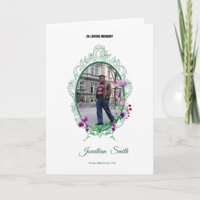 Brochure du programme Memorial (Devant)