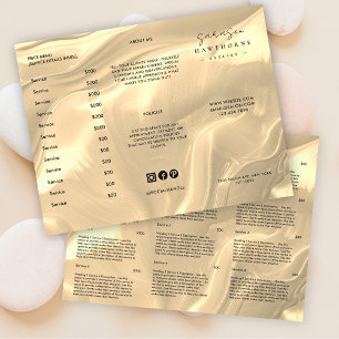 Brochure Gold Opal Tarification Shell Holographiqu