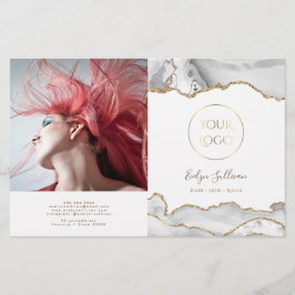 brochure pliée blanche agneau