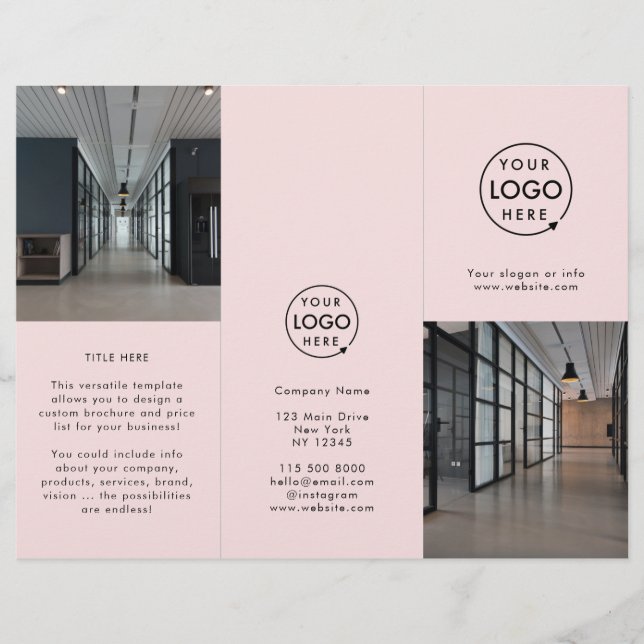 Brochure sur le logo de l'entreprise (Devant)