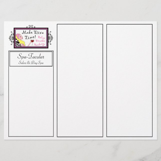 Brochures Spa DIVA Tri-Fold (Devant)