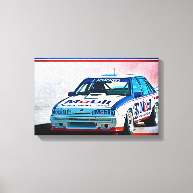 Brock VL Group A Commodore Wrapped Canvas Leinwanddruck (Vorderseite)
